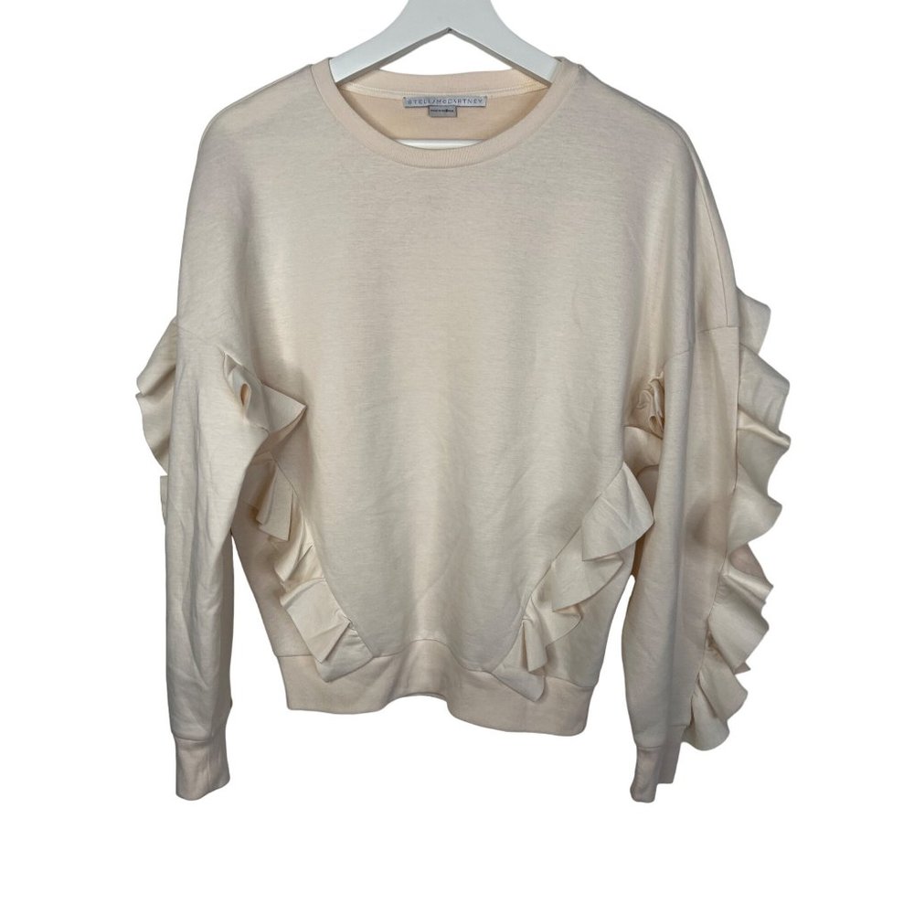 Stella McCartney Top Women Small Sweatshirt  Pullover Ruffle Long Sleeve